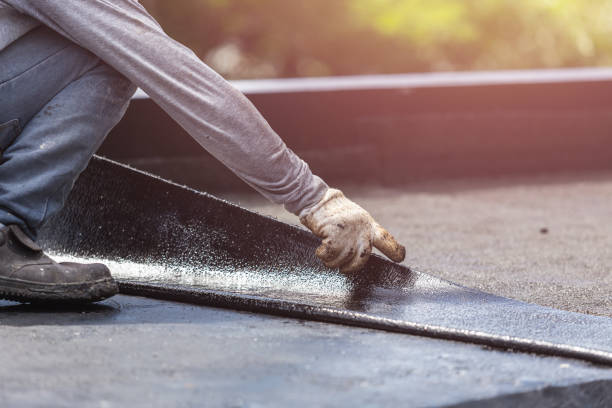 Professional Crawl Space Encapsulation technician working in Keuka Park, NY